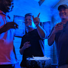 Smoky Oak 🌳 Vintage Standing Ashtray