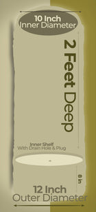 Country Container & Storage Stump 🌳