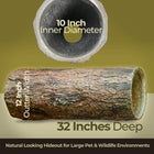 Hollow Hideaway 🌳  Large Tree Stump Reptile Hideout