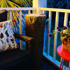 Smoky Oak 🌳 Vintage Standing Ashtray