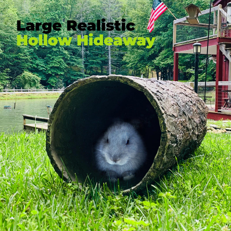 Hidden Hideaway 🌳  Large Weatherproof Hollow Log Hideout